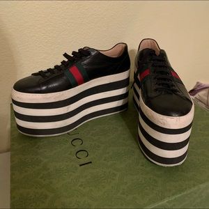 Gucci Peggy Platform. EU 40, woman’s 10, mens 8. NO BOX